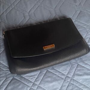 Black Leather Kate Spade bag